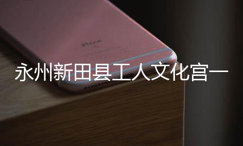 新田县工大厅投用即将建成人文化宫永州一楼演艺