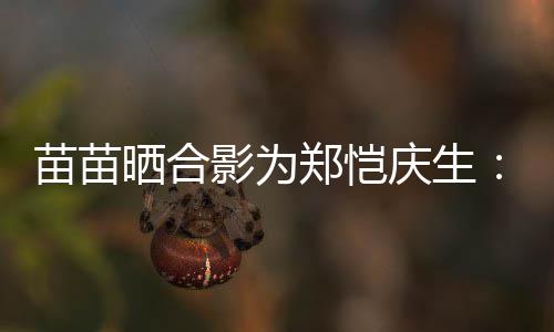 苗苗郑恺望一的愿定能你庆生晒合实现影为
