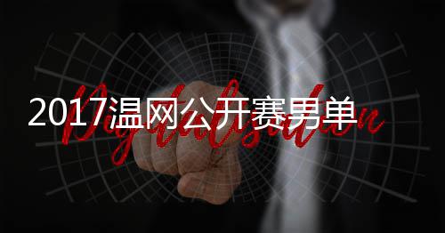 s西温网单决公开决赛勒v里奇费德赛男赛 视频